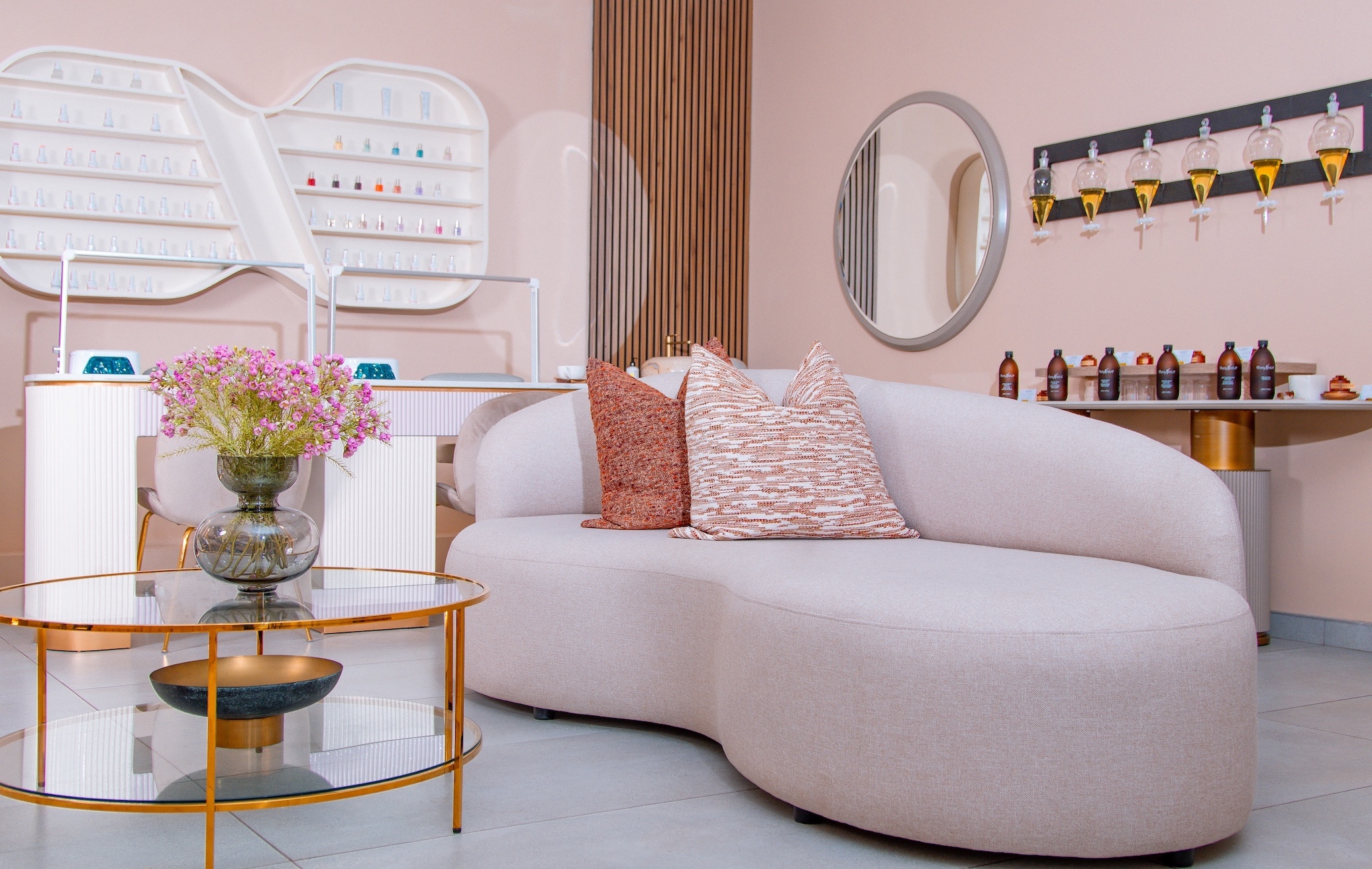 The Aura Spa relaxation lounge